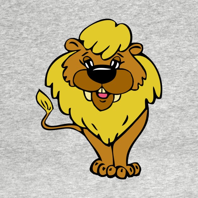 Cartoon Lion by RockettGraph1cs